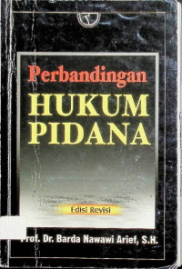 Perbandingan Hukum Pidana edisi revisi