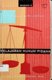 Percobaan & Penyertaan Pelajaran Hukum Pidana