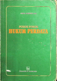 Pokok-Pokok Hukum Perdata