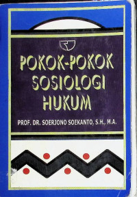 Pokok-Pokok Sosiologi Hukum