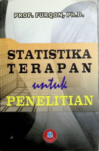 Statistika Terapan untuk Penelitian