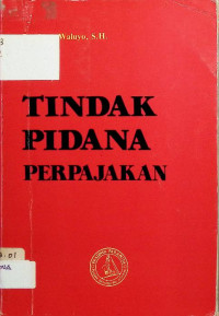 Tindak Pidana Perpajakan