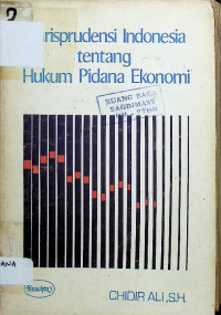 Yurisprudensi Indonesia tentang Hukum Pidana Ekonomi